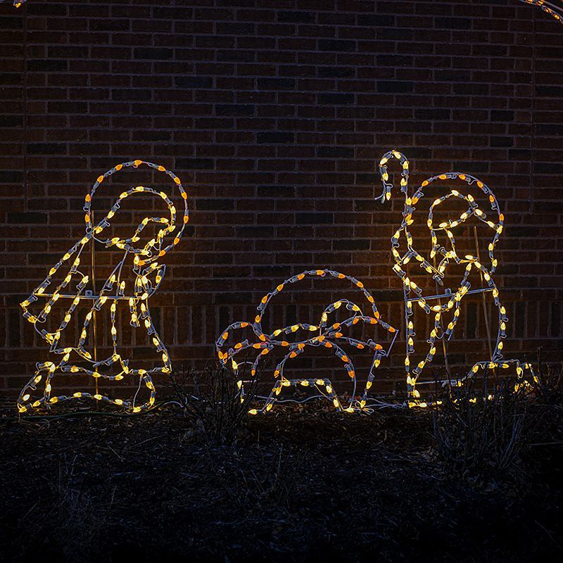 LED C7 NATIVITY SCENE #LED-C7NS40